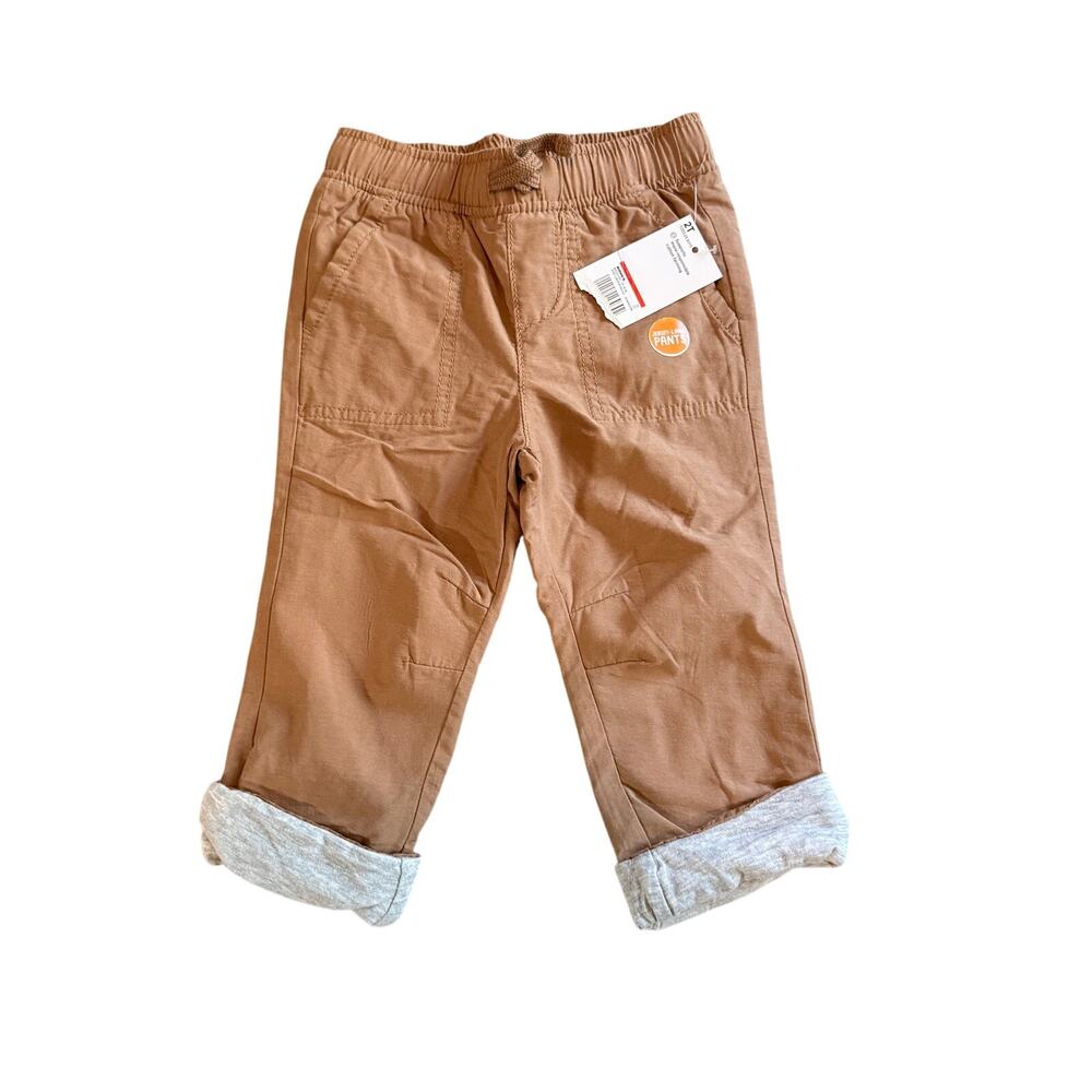 Jumping Beans toddler boy twill pull-on pants, NWT Size 2T